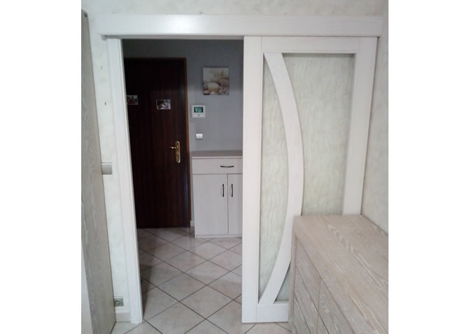 Porte palière bois